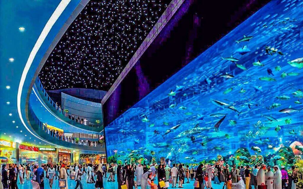 Dubai Mall Aquarium Underwater & Zoo