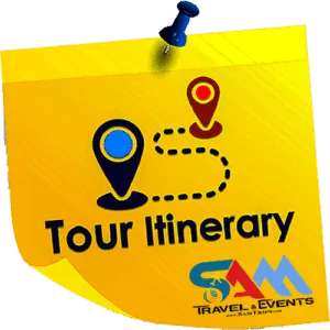 Tour Itinerary - Sam Travel & Events