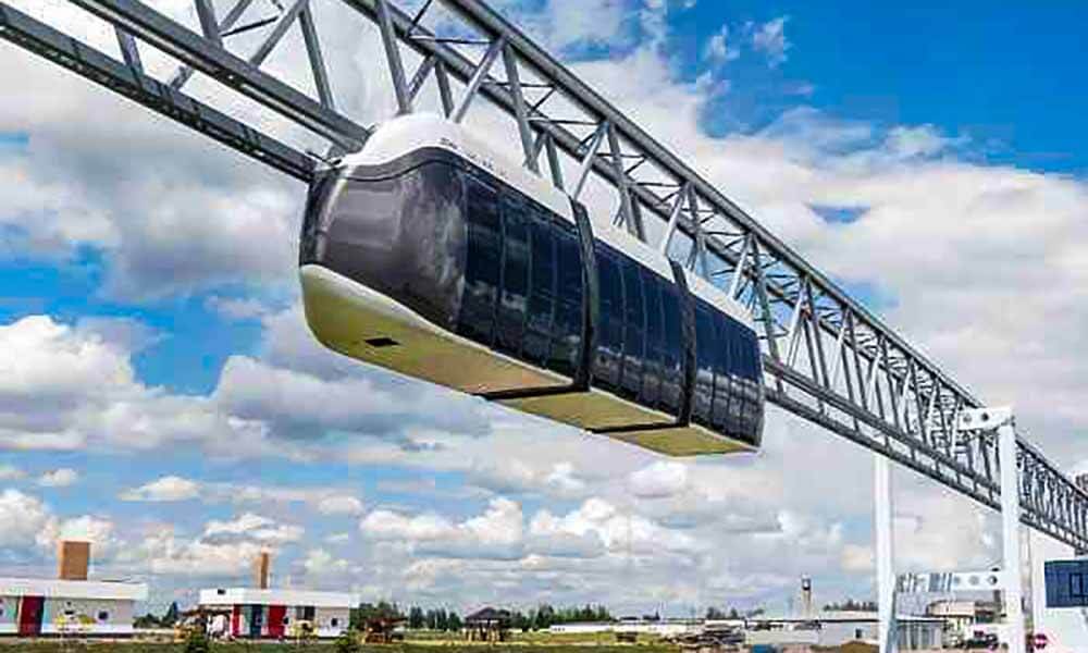 نظام النقل المعلق بدبي Suspended Transportation System in Dubai